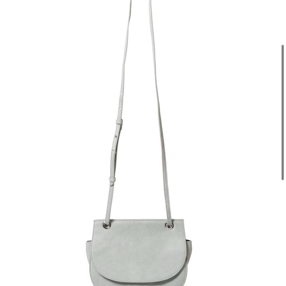 Oliver Bonas Albany Eyelet Saddle Cross Body Bag in Soft Grey/taupe - Picture 5 of 10